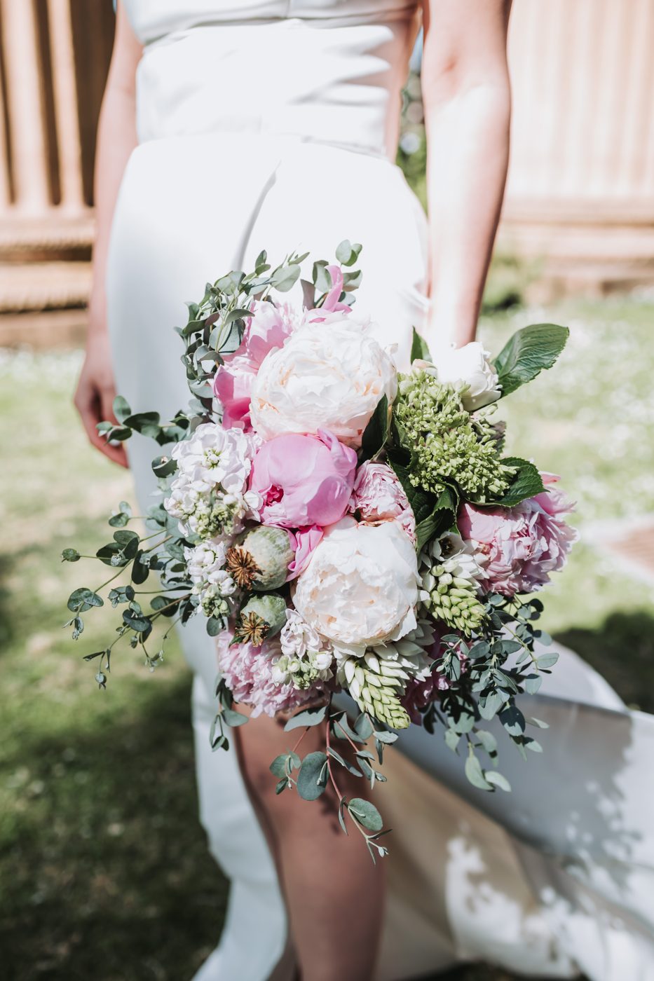 Bridal bouquet designed for a client's wedding